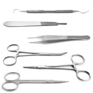 Kit d'outils de chirurgie manuelle 8 pièces en acier inoxydable – Instruments de suture chirurgicale – Vente en gros, Fabricant et Fournisseur - Product Image 1