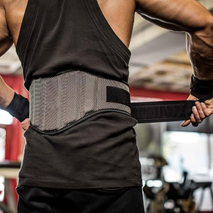 Professional Neoprene Double Pull Adjustable Weightlifting Belt Curved Design for Heavy Strength Training <b>Back</b> <b>Support</b> Lumbar - Product Image 2