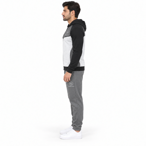 Ensemble de survêtement d'hiver Mangoes Fashion en coton et polyester haute densité, respirant et anti-transpiration, avec haut zippé et pantalon droit pour l'entraînement - Product Image 3