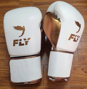 Fly SuperLace Pro Fight Sparring Training Real Cowhide Leather Boxing Gloves Custom Color/Size/Logo Adjustable Wrist <b>Strap</b> - Product Image 2