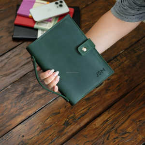 Executive <b>Leather</b> Journal A5 <b>Refillable</b> <b>Notebook</b> Cover Case with Smell Proof Heavy Duty Protection Organizer LNBC-0132 - Product Image 5