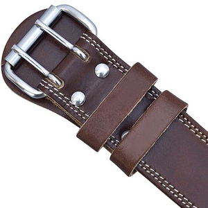 Customizable Lightweight Breathable Genuine Leather Weightlifting <b>Belt</b> With Premium Quality Top Selling OEM <b>Size</b> For Sports - Product Image 6