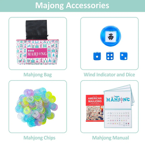 Custom 160 Tiles Acrylic American <b>Mahjong</b> <b>Set</b> with Travel Bag Professional 4-Layer Engraved <b>Mahjong</b> Game <b>Set</b> - Product Image 5