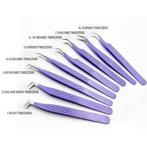 แหนบต่อขนตาปลายเรียบ 12 ซม. ทำจากสแตนเลสอย่างดี ทนทาน สำหรับต่อขนตาอย่างแม่นยำ - Product Image 1