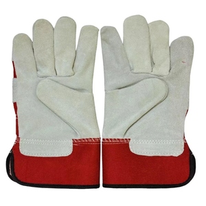 Gants de travail de sécurité industrielle en cuir de vachette pleine fleur, certifiés CE, résistants à la chaleur, anti-coupure, durables, de haute performance - Product Image 6