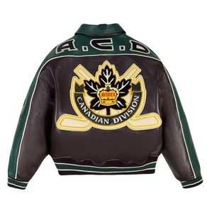 High Quality Streetwear Style 100% Genuine Soft Lambskin Leather Avirex Leather <b>Jacket</b> Custom Embroidered Retro Leather <b>Jacket</b> - Product Image 2
