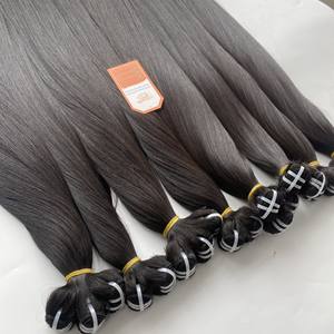 Extensiones de Cabello Humano Virgen Vietnamita, Extensiones de Cabello Humano Liso de Longitud Completa, Super Trama de Doble Dibujado, Listo Para Enviar - Product Image 6