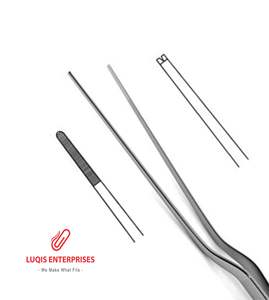 Pinces à suture Julian à mâchoires lisses et coudées, instrument chirurgical en acier inoxydable, pinces médicales de précision - Product Image 2