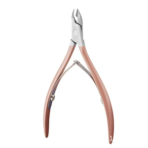 Removedor de Piel Muerta de Precisión con Mango Ergonómico en Oro Rosa para Manicura y Pedicura, Cortaúñas de Acero Inoxidable Afilado - Product Image 1