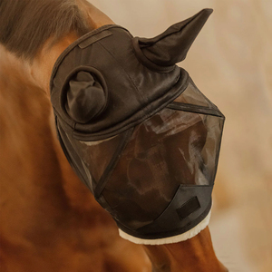Horse <b>Fly</b> Mesh Cover Soft Comfortable Eye and Ear Protection for Riding Training and Turnout Best Quality latest Design with OEM - Product Image 6
