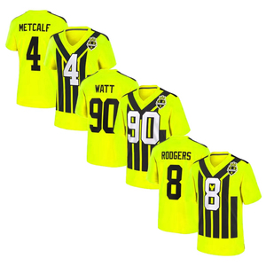 เสื้อฟุตบอลอเมริกันพรีเมียม ดีไซน์ทันสมัย เสื้อทีมสั่งทำพิเศษ ระบายอากาศได้ดี สวมใส่สบาย ทนทาน กระชับรูปร่าง น้ำหนักเบา เหมาะสำหรับนักกีฬา - Product Image 2