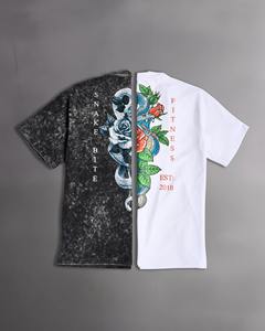 เสื้อยืดผู้ชาย ผ้าฝ้าย 100% พิมพ์ลาย ล้างสีแบบแอซิดวอช สไตล์สตรีทแวร์ ลายกราฟิกแบบกำหนดเอง วินเทจ ล้างสีแบบแอซิดวอช - Product Image 5