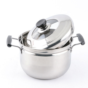 Family Size <b>Steamer</b> Pot With Multi Tier Stainless Steel Design Tight Lid Seal Heat Resistant Side Handles Fast And Even Heat - Product Image 3