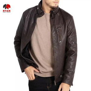 Veste en cuir sur mesure Ryan Pro Gear pour hommes avec logo personnalisé, design ODM - Product Image 3
