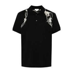Camiseta Polo de Algodón Suave con Bordado, Diseño Elegante para Actividades Casuales - Product Image 1