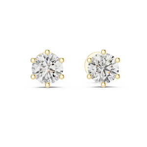 18k White Gold Yellow Gold Rose Gold Oval Cut <b>Fine</b> Jewelry Lab Grown Diamond Stud <b>Earring</b> Women - Product Image 4