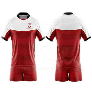 Uniforme de Rugby de Primera Calidad al Por Mayor de Fábrica, Conjunto Personalizado con Logotipo del Equipo, Tejido Transpirable de Secado Rápido, Servicio OEM - Product Image 3