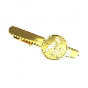 Pinza de Corbata Masónica con Símbolo de Compás Cuadrado, Accesorio de Hermandad, Diseño Elegante para Hombres, Idea de Regalo para Logia - Product Image 1