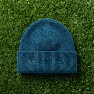 Gorro de Punto Acanalado Azul Turquesa Personalizado con Puño, Gorro Cálido de Invierno con Logotipo Personalizado - Product Image 6