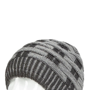 Unisex Striped Knit Beanie Hat 100% Acrylic Hand Knitted Casual <b>Winter</b> <b>Cap</b> for <b>Winter</b> With Pom Pom Unisex Adult - Product Image 2