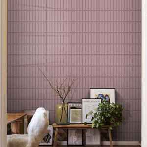 Carreaux muraux émaillés sculptés 300x300, texture luxueuse en porcelaine céramique pour la rénovation d'espaces commerciaux, de bureaux modernes et de halls d'accueil - Product Image 2