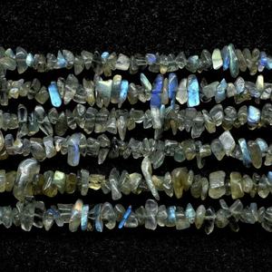 Perles de pierres précieuses en labradorite naturelle chatoyante, forme irrégulière, 3-6 mm, pour la fabrication de bijoux, fournisseur en gros, Inde - Product Image 1