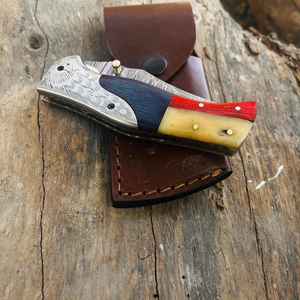 Couteau pliant personnalisé de qualité supérieure en acier à haute teneur en carbone, couteau pliant pour le camping en plein air, collection, cadeaux personnels, personnalisable - Product Image 3