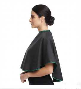 Cape de Coiffeur Personnalisable 100% Polyester à Col Rond pour Salon de Coiffure - Product Image 4