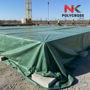 แผ่นคอนกรีตเกรดก่อสร้างสำหรับการบำรุงรักษาความแข็งแรงและการบ่มด้วยความชื้น สำหรับงานถนน ฐานราก พื้นโรงงานอุตสาหกรรม และงานคอนกรีตสำเร็จรูป - Product Image 4