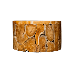 Mesa de Centro ARTERRA Premium Rústica de Raíz de Teca, Hecha a Mano, con Textura Natural de Teca, para Sala de Estar - Product Image 2