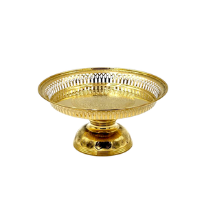 ถาดทองเหลือง18 "ถาดรองลายนูนรูปช้างถาดพรีเมี่ยมจากประเทศไทยสำหรับร้านอาหารและโรงแรมชั้นนำ - Product Image 2