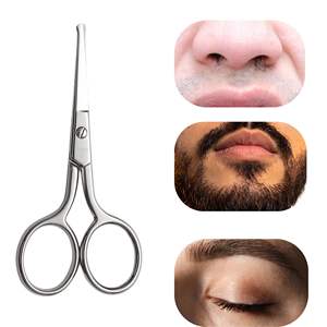 Tijeras Rectas de Acero Inoxidable de 3.5 Pulgadas, Multifuncionales, para Cutículas, Pedicura, Belleza, Cuidado Personal, Uñas, Cejas, Pestañas, Piel Seca - Product Image 5