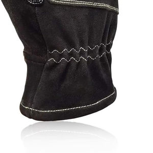 Gants de lutte contre les incendies en cuir pleine fleur renforcé, gants de pompier anti-coupure et anti-choc doublés Kevlar pour intervention en zone forestière - Product Image 5