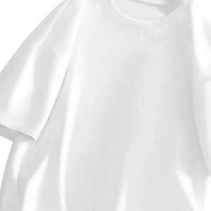 Premium Quality <b>White</b> T-Shirt Blank Men's High Quality Breathable O-neck 200-220 gsm Custom Logo T-Shirts - Product Image 6