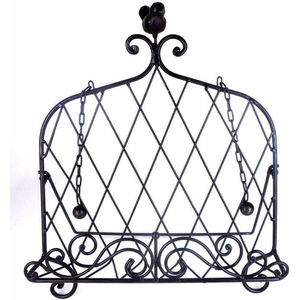 Industrial Wire Bookshelf Stand Single Tier Black Coated Metal <b>Storage</b> Rack for Living Room Iron Book Stand Metal Book Holder - Product Image 4