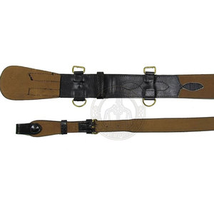 Ceinture élégante et décontractée en cuir de vachette Sam Browne avec boucle en acier au design durable et respectueux de l'environnement et finition lisse pour les événements spéciaux - Product Image 5