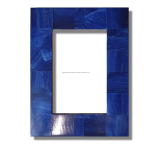 Marco de Fotos de Madera con Incrustaciones de Hueso, Elegante Exhibición Decorativa de Fotos de la India - Product Image 2