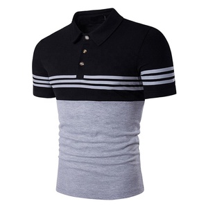 Polo Col Design Personnalisé Marque Vêtements de Golf Sublimation Hommes Confortable Chemises de Haute Qualité Fitness Muscle - Product Image 1