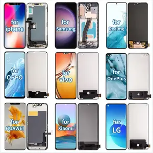 Giá rẻ LCD nhà sản xuất điện thoại thông minh cảm ứng màn hình LCD thay thế cho Samsung LCD cho Samsung Galaxy Note 3 4 5 6 7 8 9 10 11 20