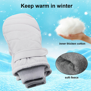 Mitaines de ski d'hiver personnalisées, imperméables, coupe-vent, mitaines de snowboard, thermiques, chaudes, en polyester, unisexes, gants de sport, pour l'extérieur, par temps froid - Product Image 5