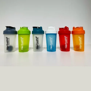 Bouteille shaker compacte de 400 ml avec couvercle à clipser sécurisé pour la préparation de protéines et le mélange de compléments sportifs - Product Image 1