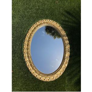 Miroir mural d'intérieur design, motif feuille, décoration classique et moderne, plusieurs finitions disponibles. - Product Image 3