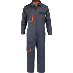 Hi Vis Polyester Unisex Work Coverall Reflective Safety <b>Overall</b> Oeko-Tex Certified Industrial Jumpsuit Needle Detection - Product Image 3