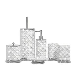 Ensemble d'accessoires de salle de bain de luxe trois pièces en acier inoxydable chromé, écologique et élégant, de haute qualité, qui rehausse le confort matinal - Product Image 5