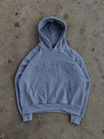 Sweat à capuche pull-over coupe classique de qualité supérieure, en molleton épais, avec design de patch lettré à bords bruts, pour l'hiver, écologique et respirant, vente en gros