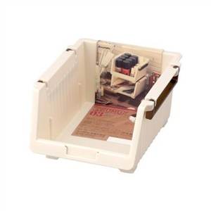 Inomata 2-Tier Organizer bianco basso prodotto per la casa e l'organizzazione - Product Image 1