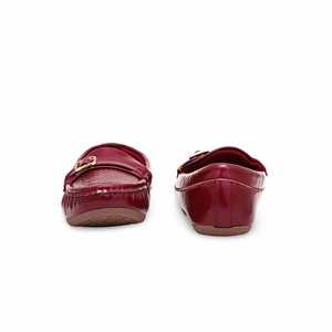 Maroon WN4376 Mocasín Club Vestidos Elegante cómodo Mocasín en rojo oscuro - Product Image 2