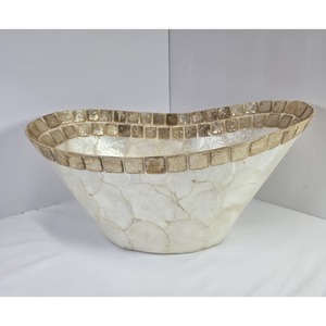 Premium Quality <b>Mother</b> of Pearl Bowl Handmade Natural Shell Decorative Bowl for Home Decor and Tabletop Display for Sale - Product Image 5