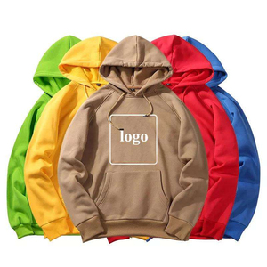 Luxury Hip Hop Hoodies <b>Men</b> Blank Various Colored 100% Cotton Hoodie Streetwear Oversized Cotton Heavyweight Hoodies - Product Image 1