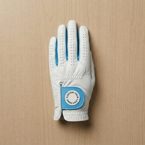 Gant de golf INJAE en cuir véritable pour gaucher, respirant, doigts perforés, ajustement souple et flexible, fermeture à tirette, unisexe, golf/ski/cyclisme - Product Image 2